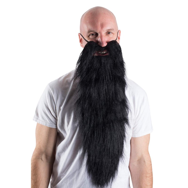 Tigerdoe Beards - 4 Pack - Long Beard Costume - 23" Beards - Fake Beard and Mustaches - Costume Accessories - Dress Up - Image 3